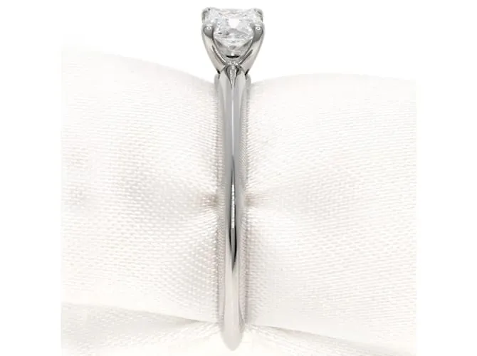 Tiffany & Co Anillo de diamante Princess con borde afilado Tiffany Square 