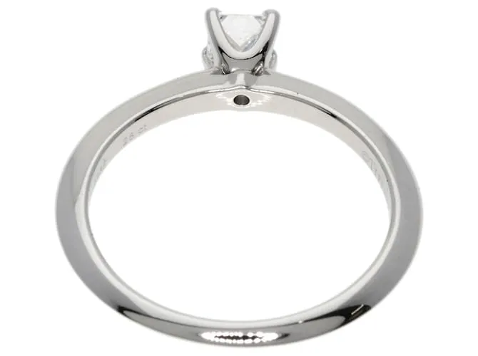 Tiffany & Co Anillo de diamante Princess con borde afilado Tiffany Square 