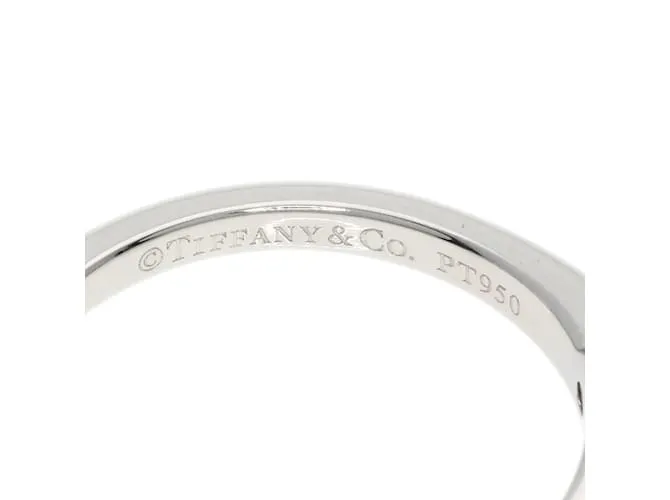 Tiffany & Co Anillo de diamante solitario de platino Tiffany 