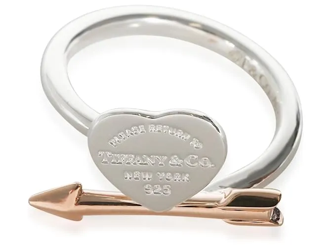 Tiffany & Co Anillo Lovestruck Return To Tiffany en oro rosa de 18k/plata esterlina Metálico 
