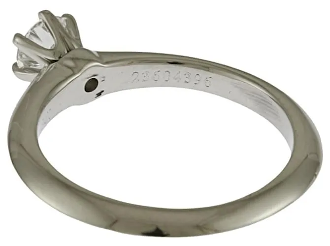 Tiffany & Co Anillo Solitario Tiffany Plata 