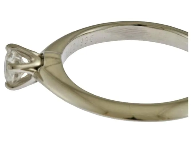 Tiffany & Co Anillo Solitario Tiffany Plata 
