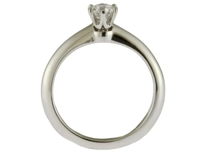 Tiffany & Co Anillo Solitario Tiffany Plata 