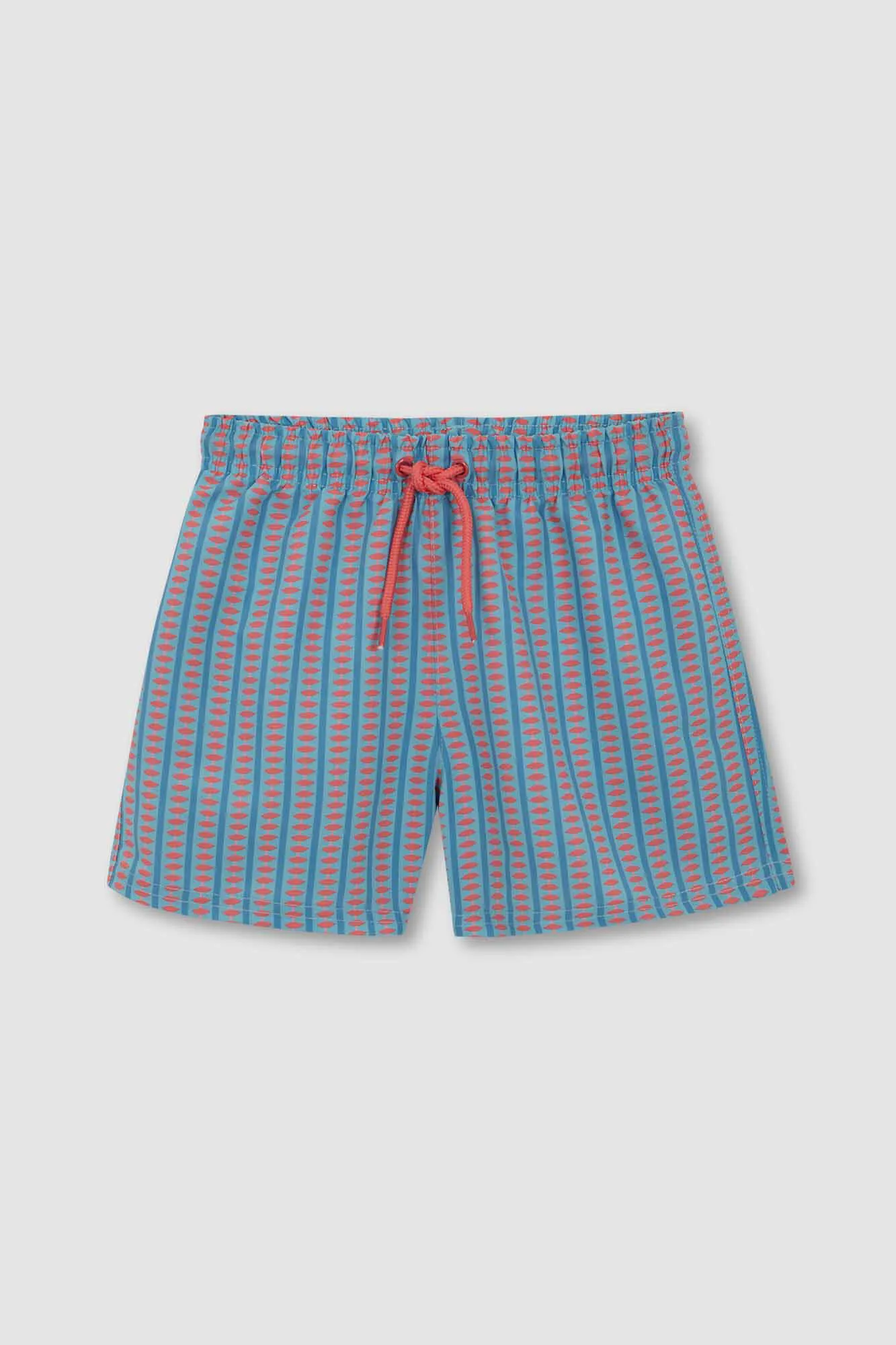Traje De Baño Estampado Retro Verde