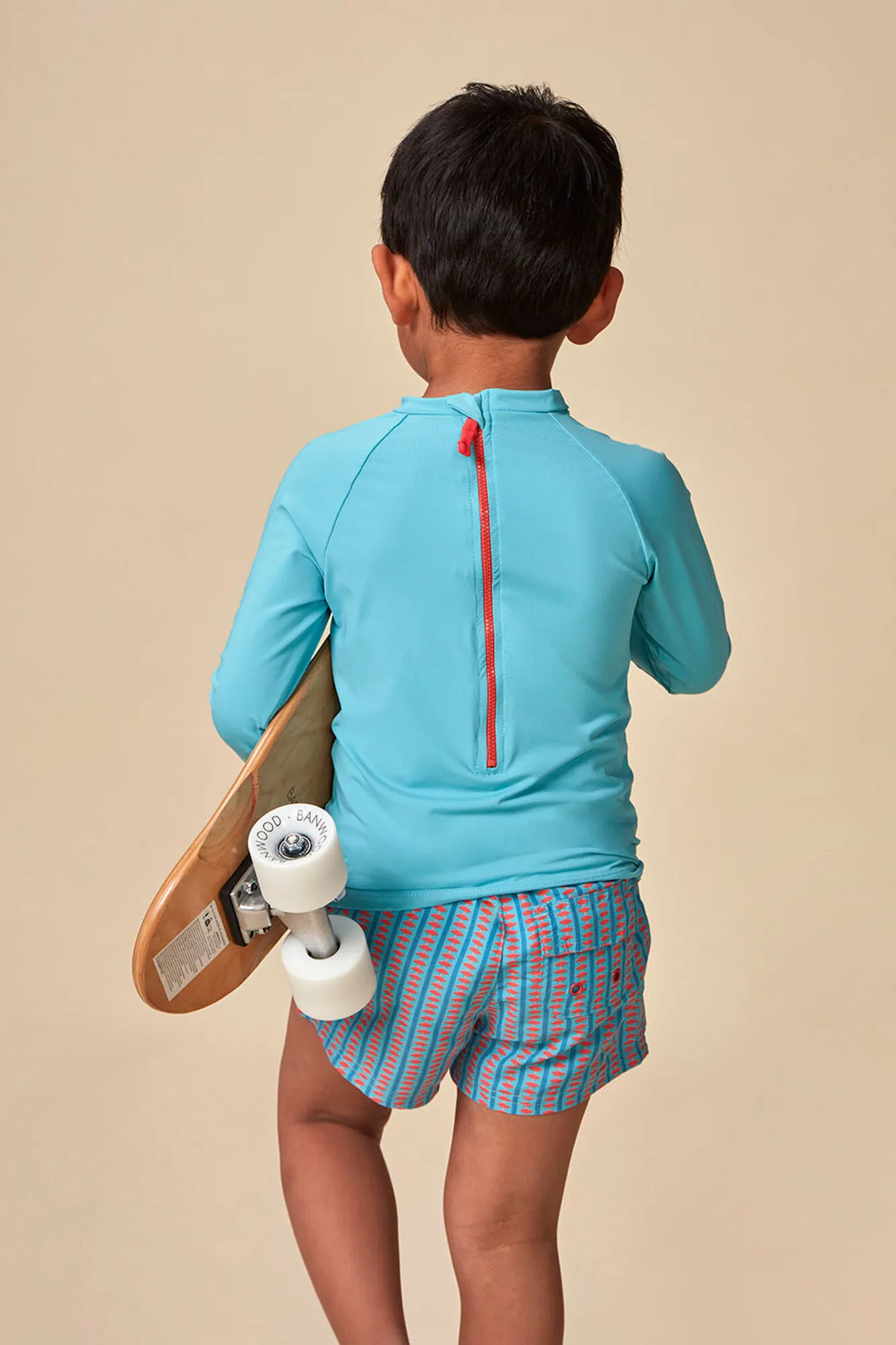 Traje De Baño Estampado Retro Verde
