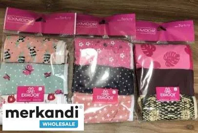 Venta al por mayor desde Turquía para calzoncillos de mujer disponibles en paquete de 3 con colores mixtos.