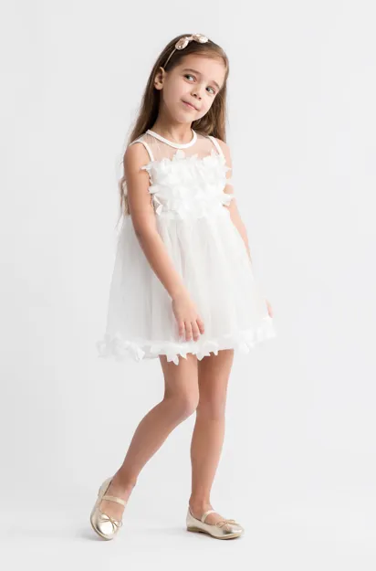 Vestido para Niñas Estelle Blanco