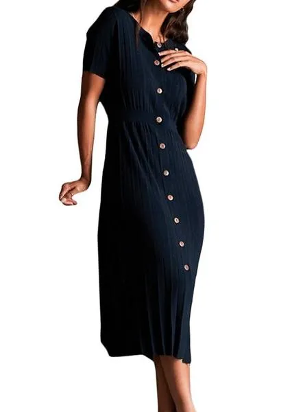 vestido superdry tilly marino para mujer