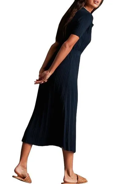 vestido superdry tilly marino para mujer