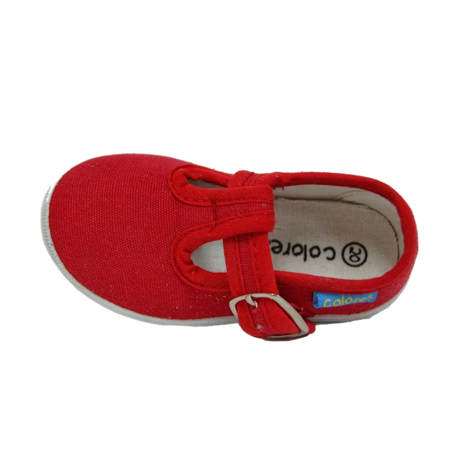 ZAPATILLAS DE LONA ROJO DE NIñO COLORES 1147520 (TALLAS DE 20 A 25)