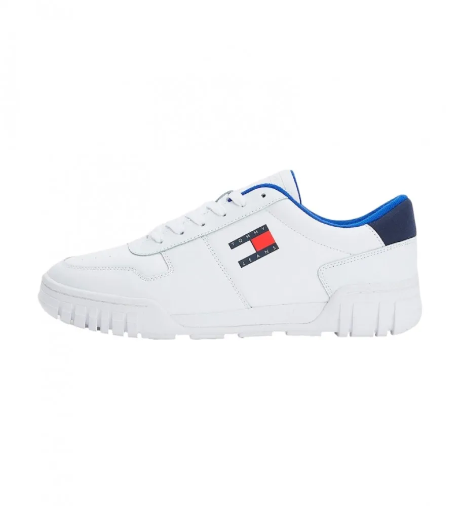 Zapatillas de Piel Essential Retro blanco