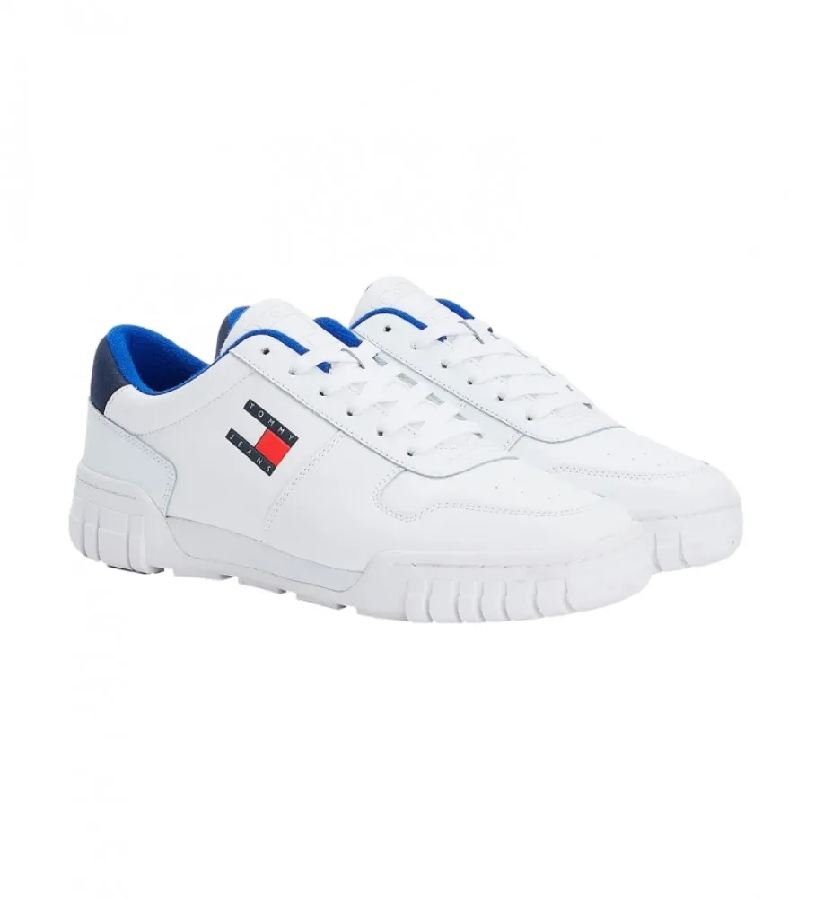 Zapatillas de Piel Essential Retro blanco