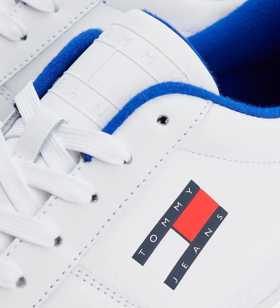 Zapatillas de Piel Essential Retro blanco