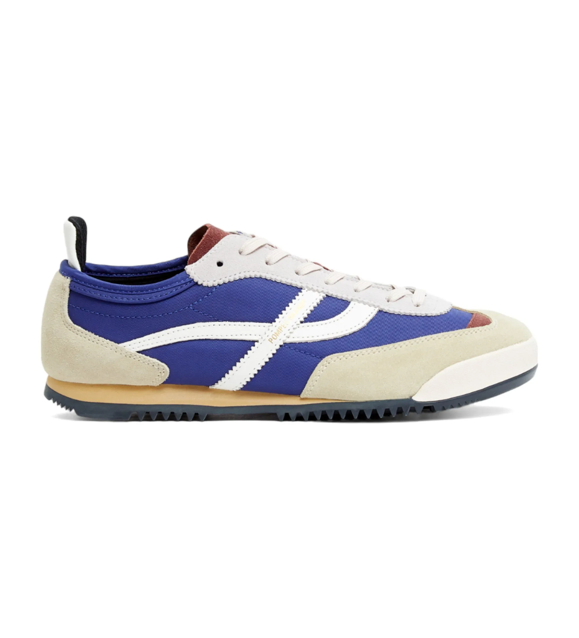 Zapatillas de piel Retro Multi Raisin azul