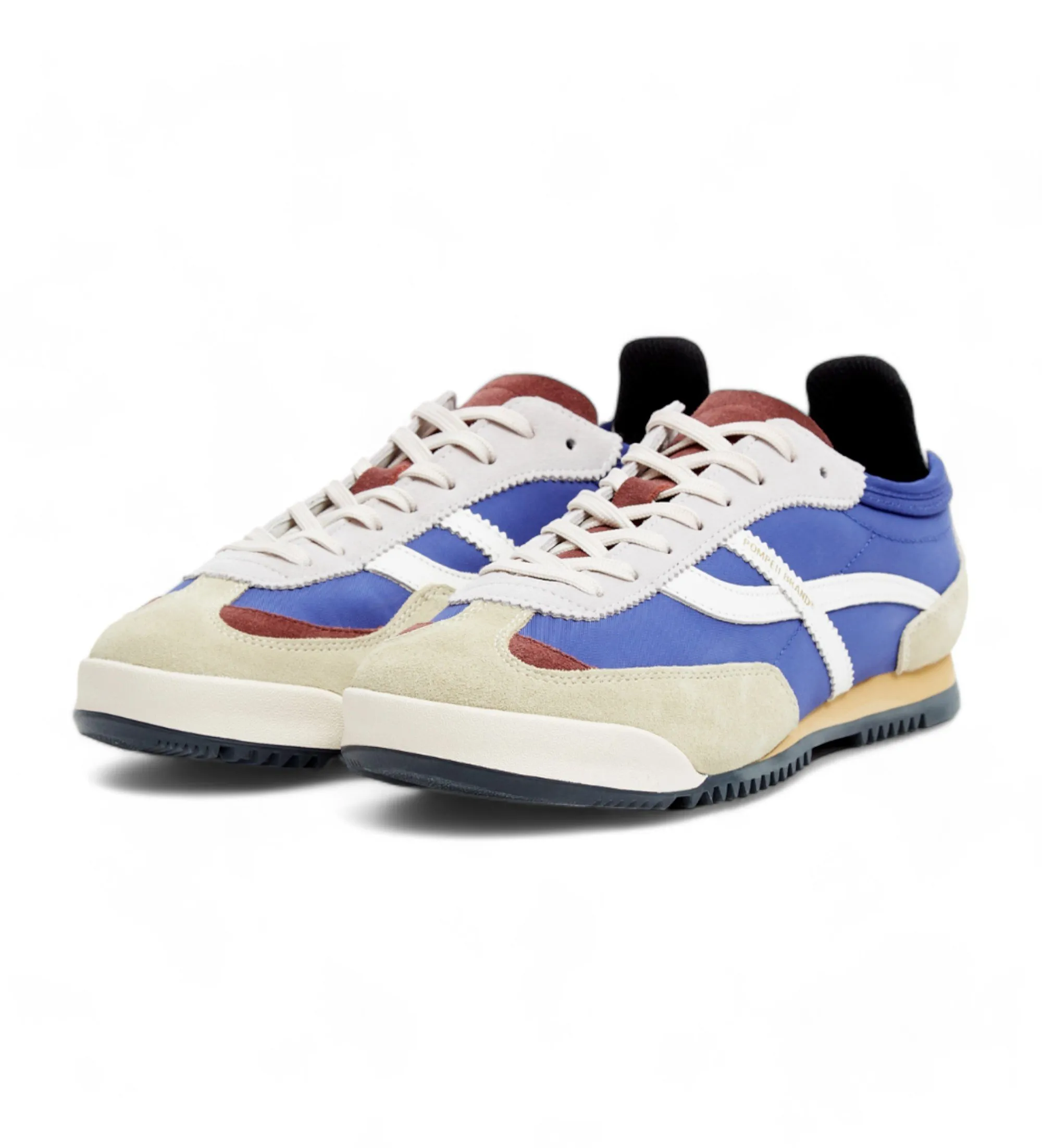 Zapatillas de piel Retro Multi Raisin azul