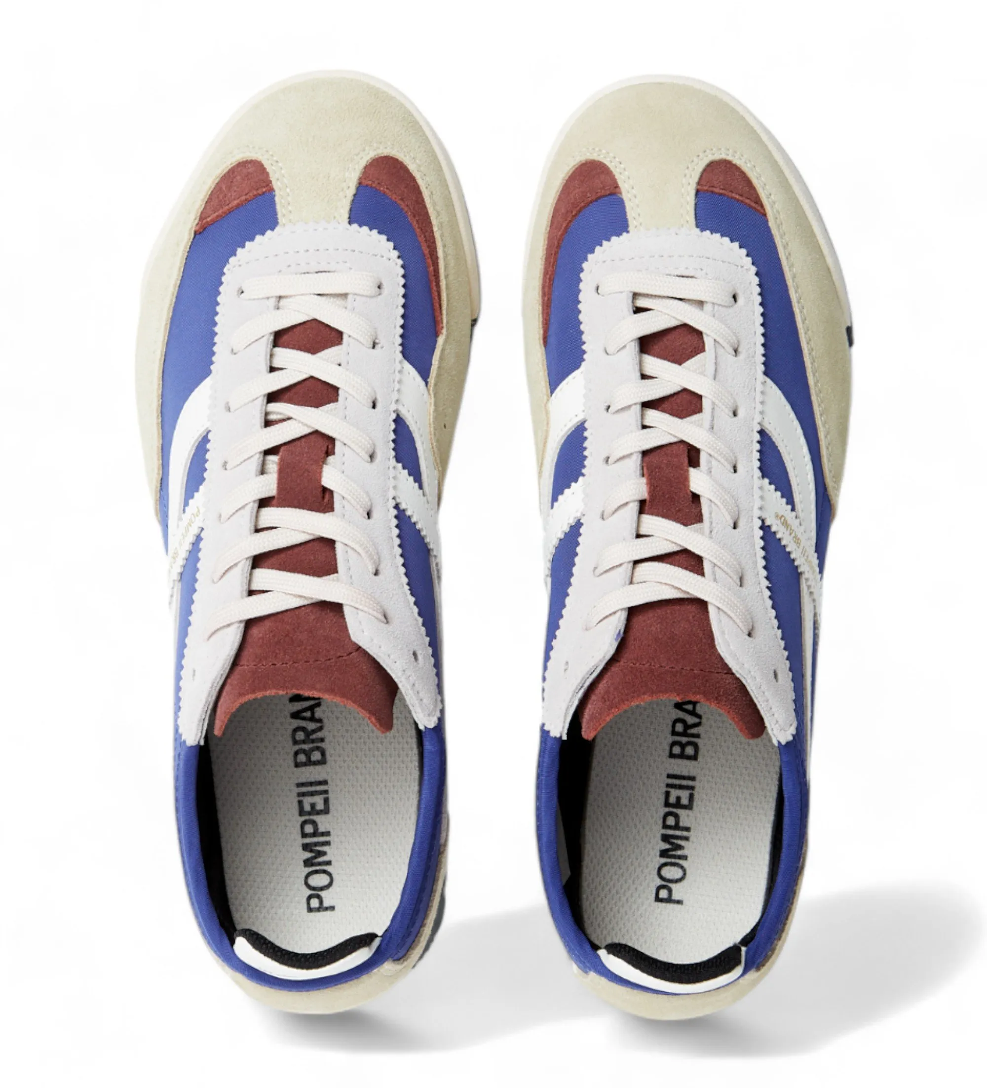 Zapatillas de piel Retro Multi Raisin azul
