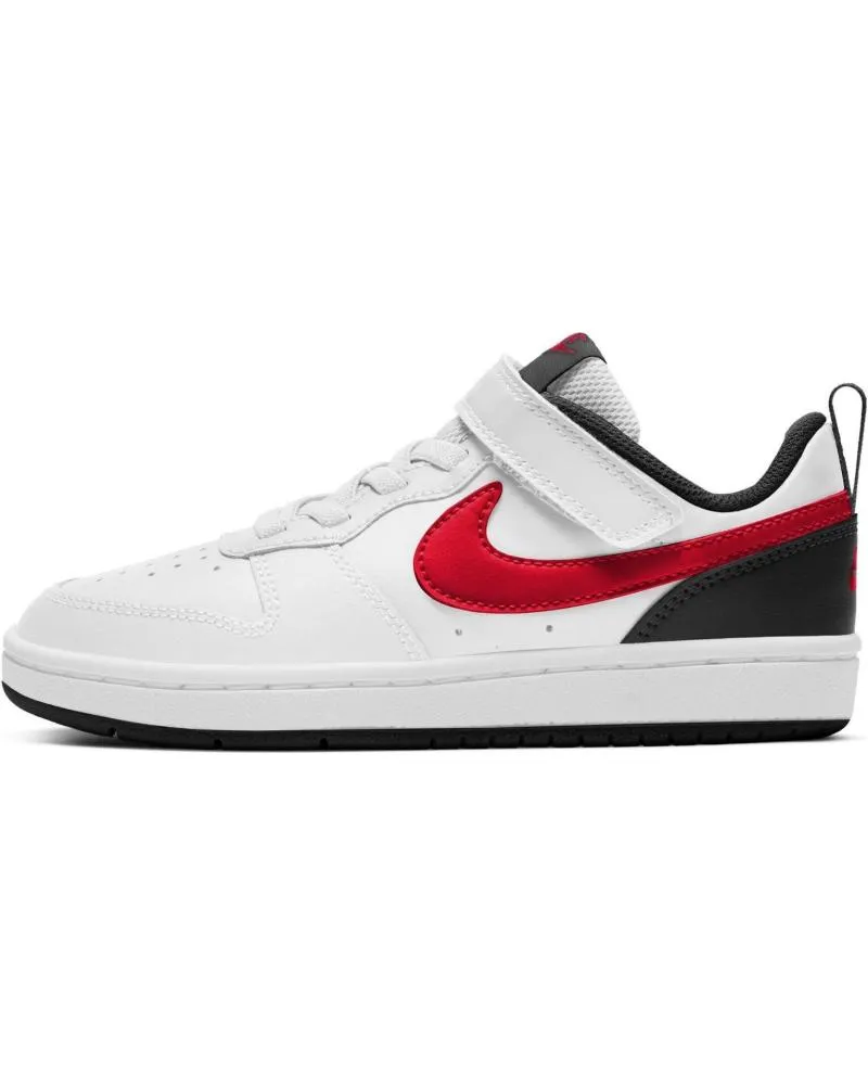 Zapatillas deporte de Niña y Niño NIKE ZAPATILLAS ROJO COURT BOROUGH LOW 2 BQ5451 BLANCO