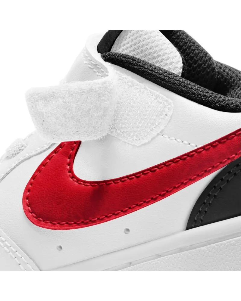Zapatillas deporte de Niña y Niño NIKE ZAPATILLAS ROJO COURT BOROUGH LOW 2 BQ5451 BLANCO